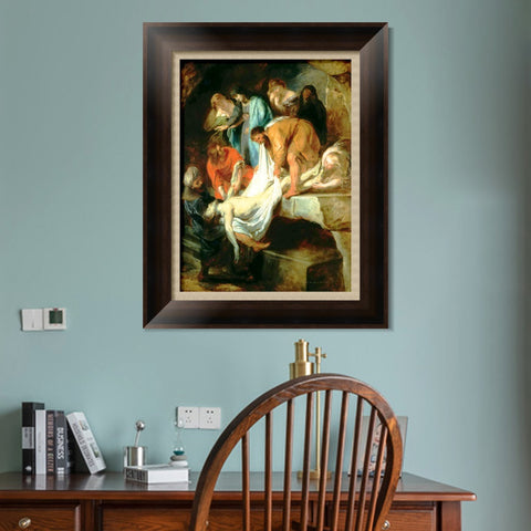 INVIN ART Framed Canvas Art Giclee Print Series#051 by Peter Paul Rubens Wall Art Living Room Home Office Decorations