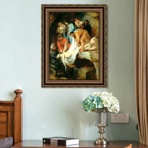 INVIN ART Framed Canvas Art Giclee Print Series#051 by Peter Paul Rubens Wall Art Living Room Home Office Decorations