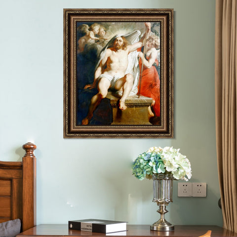 INVIN ART Framed Canvas Art Giclee Print Series#053 by Peter Paul Rubens Wall Art Living Room Home Office Decorations