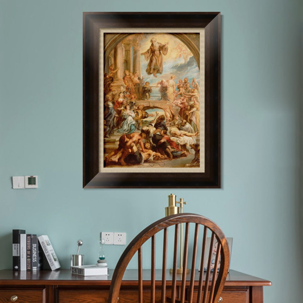 INVIN ART Framed Canvas Art Giclee Print Series#054 by Peter Paul Rubens Wall Art