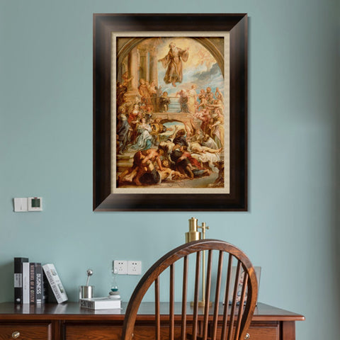 INVIN ART Framed Canvas Art Giclee Print Series#054 by Peter Paul Rubens Wall Art Living Room Home Office Decorations
