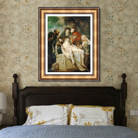INVIN ART Framed Canvas Art Giclee Print Series#055 by Peter Paul Rubens Wall Art Living Room Home Office Decorations
