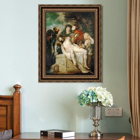 INVIN ART Framed Canvas Art Giclee Print Series#055 by Peter Paul Rubens Wall Art Living Room Home Office Decorations