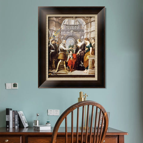 INVIN ART Framed Canvas Art Giclee Print Series#056 by Peter Paul Rubens Wall Art Living Room Home Office Decorations