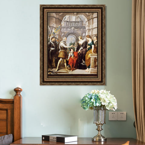 INVIN ART Framed Canvas Art Giclee Print Series#056 by Peter Paul Rubens Wall Art Living Room Home Office Decorations
