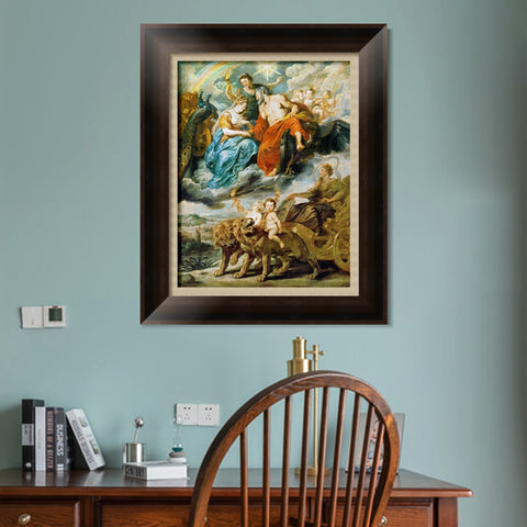 INVIN ART Framed Canvas Art Giclee Print Series#057 by Peter Paul Rubens Wall Art Living Room Home Office Decorations