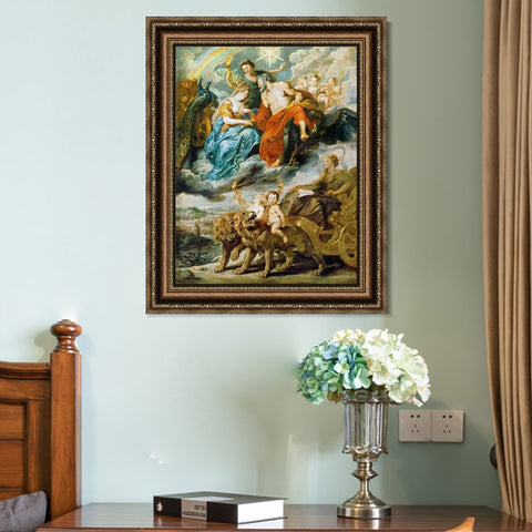 INVIN ART Framed Canvas Art Giclee Print Series#057 by Peter Paul Rubens Wall Art Living Room Home Office Decorations