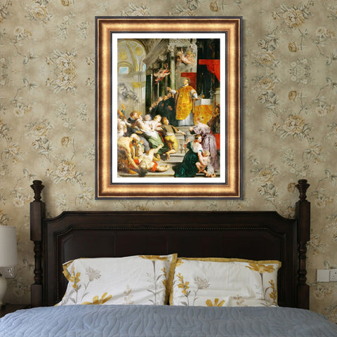 INVIN ART Framed Canvas Art Giclee Print Series#058 by Peter Paul Rubens Wall Art Living Room Home Office Decorations