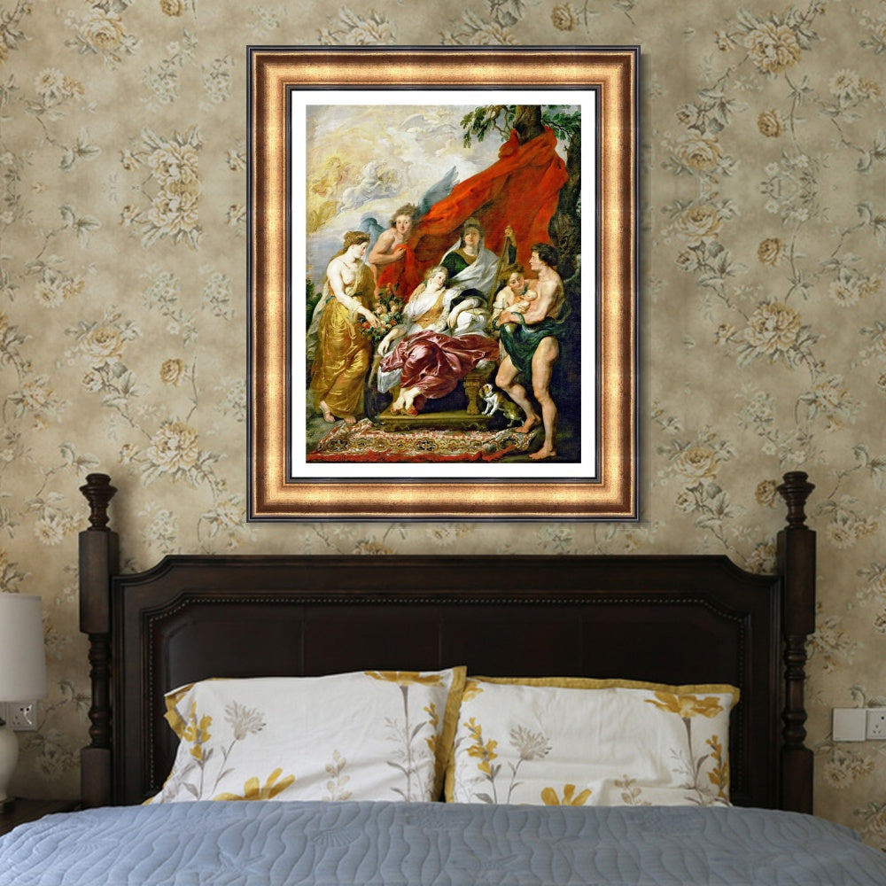 INVIN ART Framed Canvas Art Giclee Print Series#059 by Peter Paul Rubens Wall Art