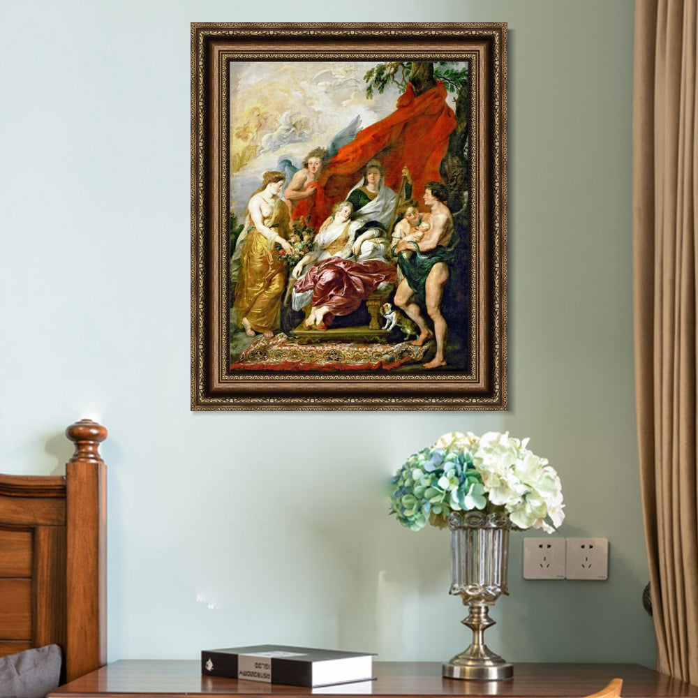INVIN ART Framed Canvas Art Giclee Print Series#059 by Peter Paul Rubens Wall Art