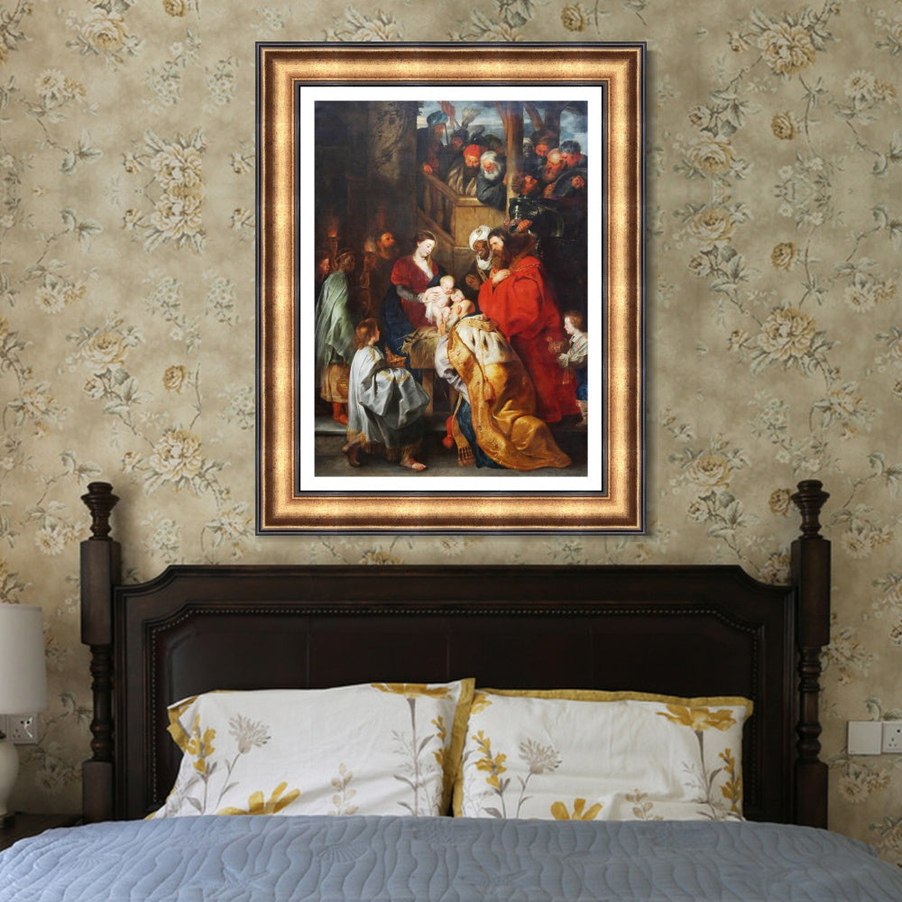 INVIN ART Framed Canvas Art Giclee Print Series#060 by Peter Paul Rubens Wall Art Living Room Home Office Decorations