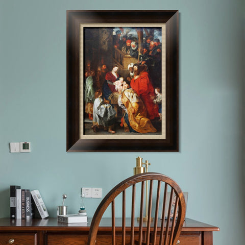 INVIN ART Framed Canvas Art Giclee Print Series#060 by Peter Paul Rubens Wall Art Living Room Home Office Decorations