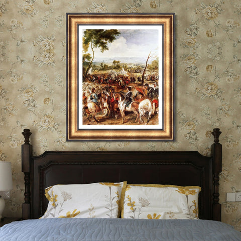 INVIN ART Framed Canvas Art Giclee Print Series#061 by Peter Paul Rubens Wall Art Living Room Home Office Decorations