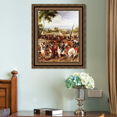 INVIN ART Framed Canvas Art Giclee Print Series#061 by Peter Paul Rubens Wall Art Living Room Home Office Decorations