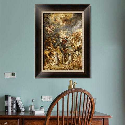 INVIN ART Framed Canvas Art Giclee Print Series#063 by Peter Paul Rubens Wall Art Living Room Home Office Decorations