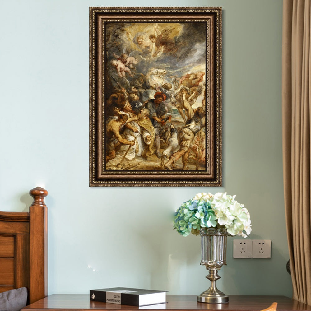 INVIN ART Framed Canvas Art Giclee Print Series#063 by Peter Paul Rubens Wall Art