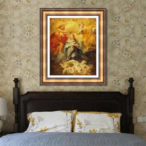 INVIN ART Framed Canvas Art Giclee Print Series#064 by Peter Paul Rubens Wall Art Living Room Home Office Decorations