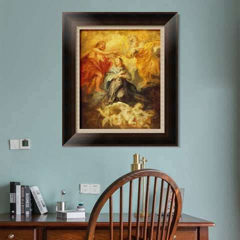 INVIN ART Framed Canvas Art Giclee Print Series#064 by Peter Paul Rubens Wall Art Living Room Home Office Decorations