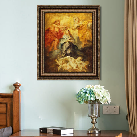 INVIN ART Framed Canvas Art Giclee Print Series#064 by Peter Paul Rubens Wall Art Living Room Home Office Decorations