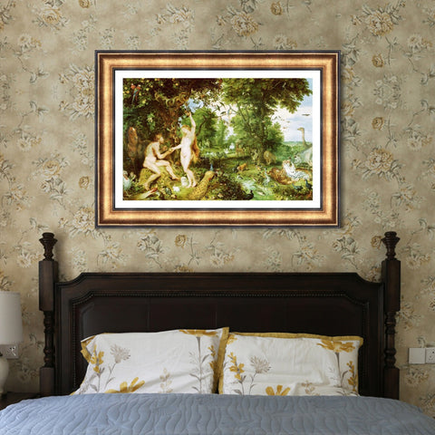 INVIN ART Framed Canvas Art Giclee Print Series#065 by Peter Paul Rubens Wall Art Living Room Home Office Decorations