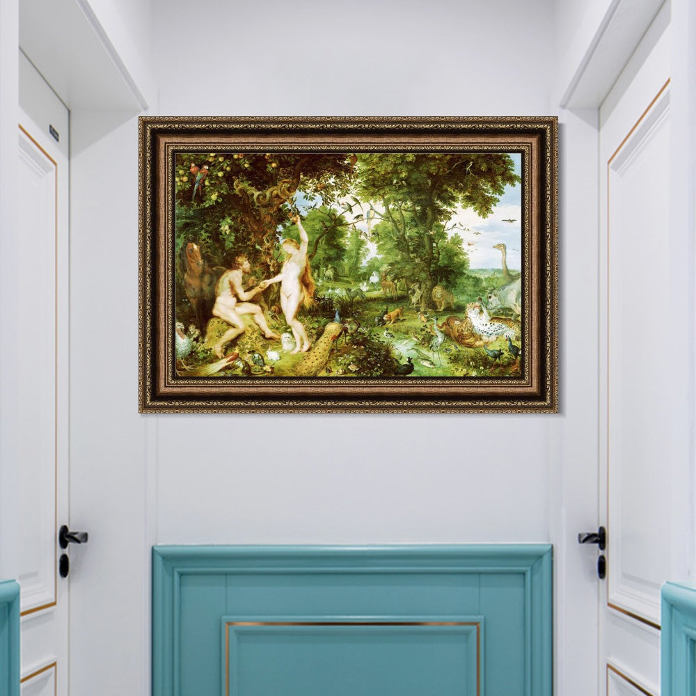 INVIN ART Framed Canvas Art Giclee Print Series#065 by Peter Paul Rubens Wall Art