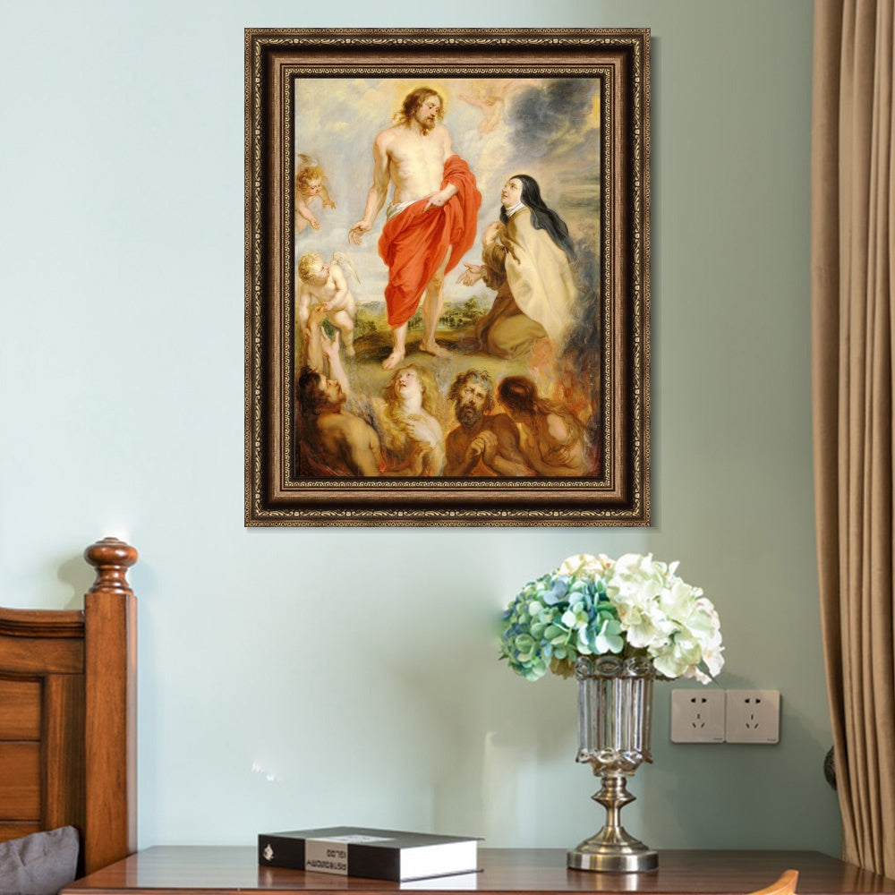 INVIN ART Framed Canvas Art Giclee Print Series#066 by Peter Paul Rubens Wall Art