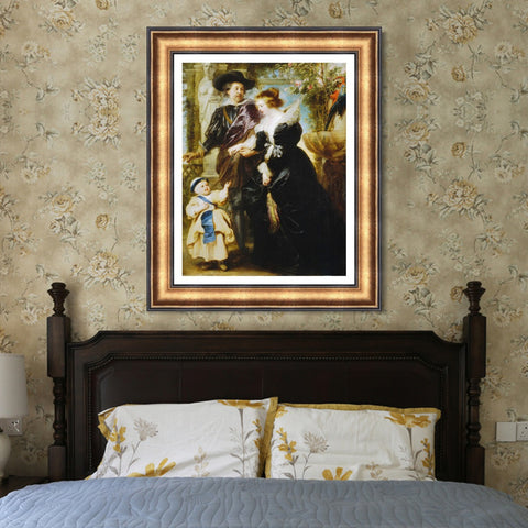 INVIN ART Framed Canvas Art Giclee Print Series#068 by Peter Paul Rubens Wall Art Living Room Home Office Decorations