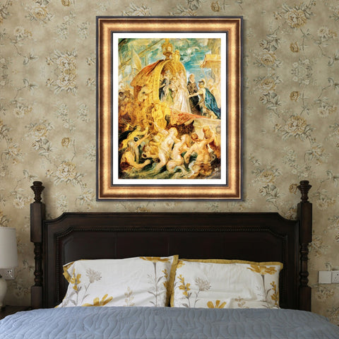 INVIN ART Framed Canvas Art Giclee Print Series#069 by Peter Paul Rubens Wall Art Living Room Home Office Decorations