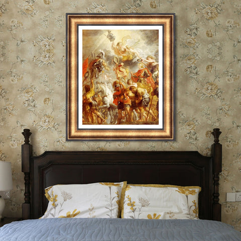 INVIN ART Framed Canvas Art Giclee Print Series#070 by Peter Paul Rubens Wall Art Living Room Home Office Decorations