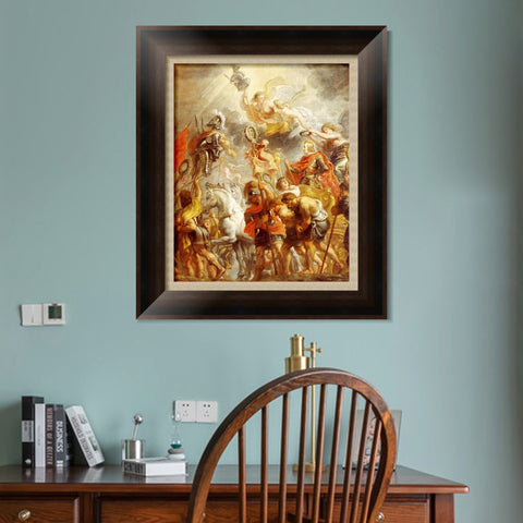 INVIN ART Framed Canvas Art Giclee Print Series#070 by Peter Paul Rubens Wall Art Living Room Home Office Decorations
