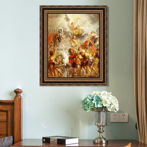 INVIN ART Framed Canvas Art Giclee Print Series#070 by Peter Paul Rubens Wall Art Living Room Home Office Decorations