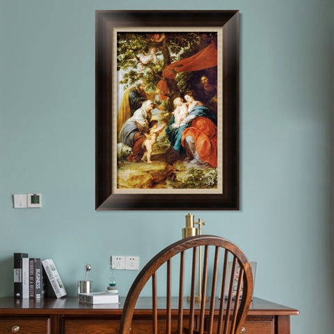 INVIN ART Framed Canvas Art Giclee Print Series#072 by Peter Paul Rubens Wall Art Living Room Home Office Decorations