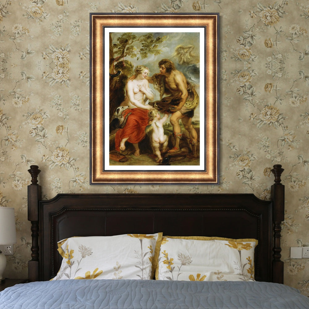 INVIN ART Framed Canvas Art Giclee Print Series#073 by Peter Paul Rubens Wall Art