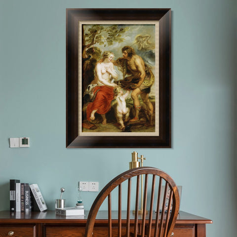 INVIN ART Framed Canvas Art Giclee Print Series#073 by Peter Paul Rubens Wall Art Living Room Home Office Decorations