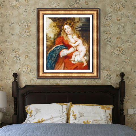INVIN ART Framed Canvas Art Giclee Print Series#076 by Peter Paul Rubens Wall Art Living Room Home Office Decorations