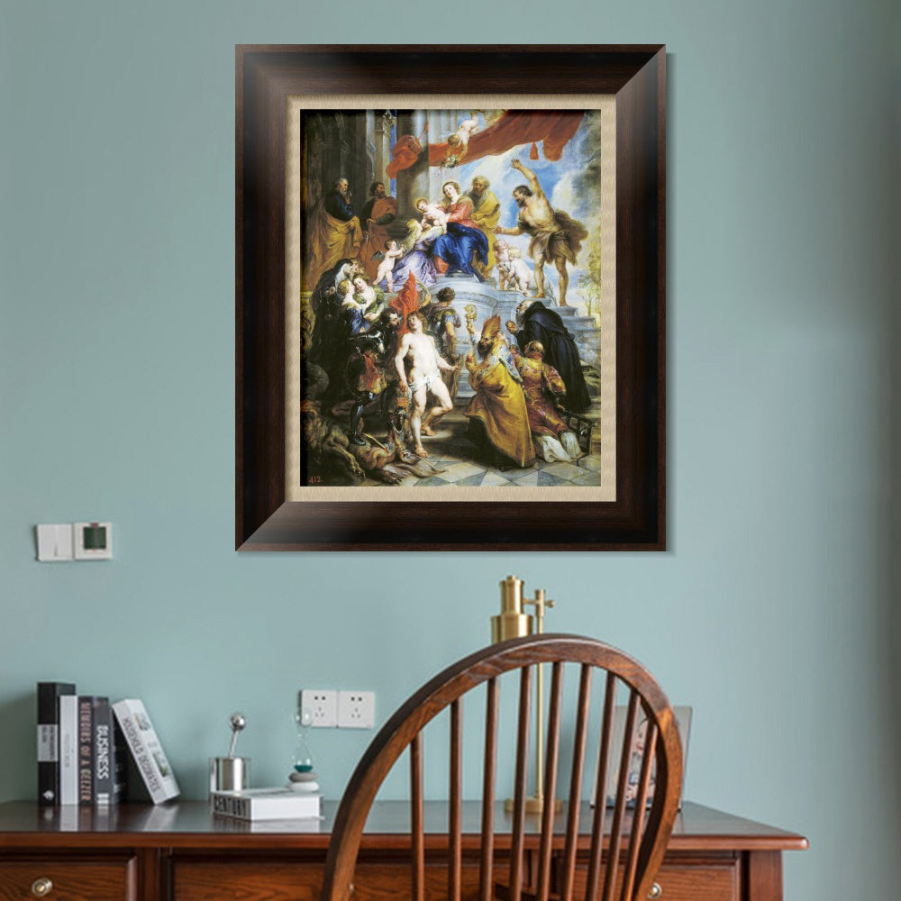 INVIN ART Framed Canvas Art Giclee Print Series#077 by Peter Paul Rubens Wall Art