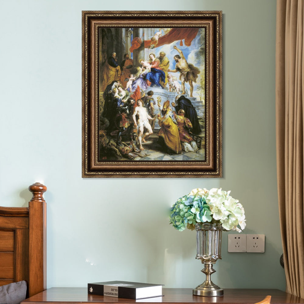 INVIN ART Framed Canvas Art Giclee Print Series#077 by Peter Paul Rubens Wall Art