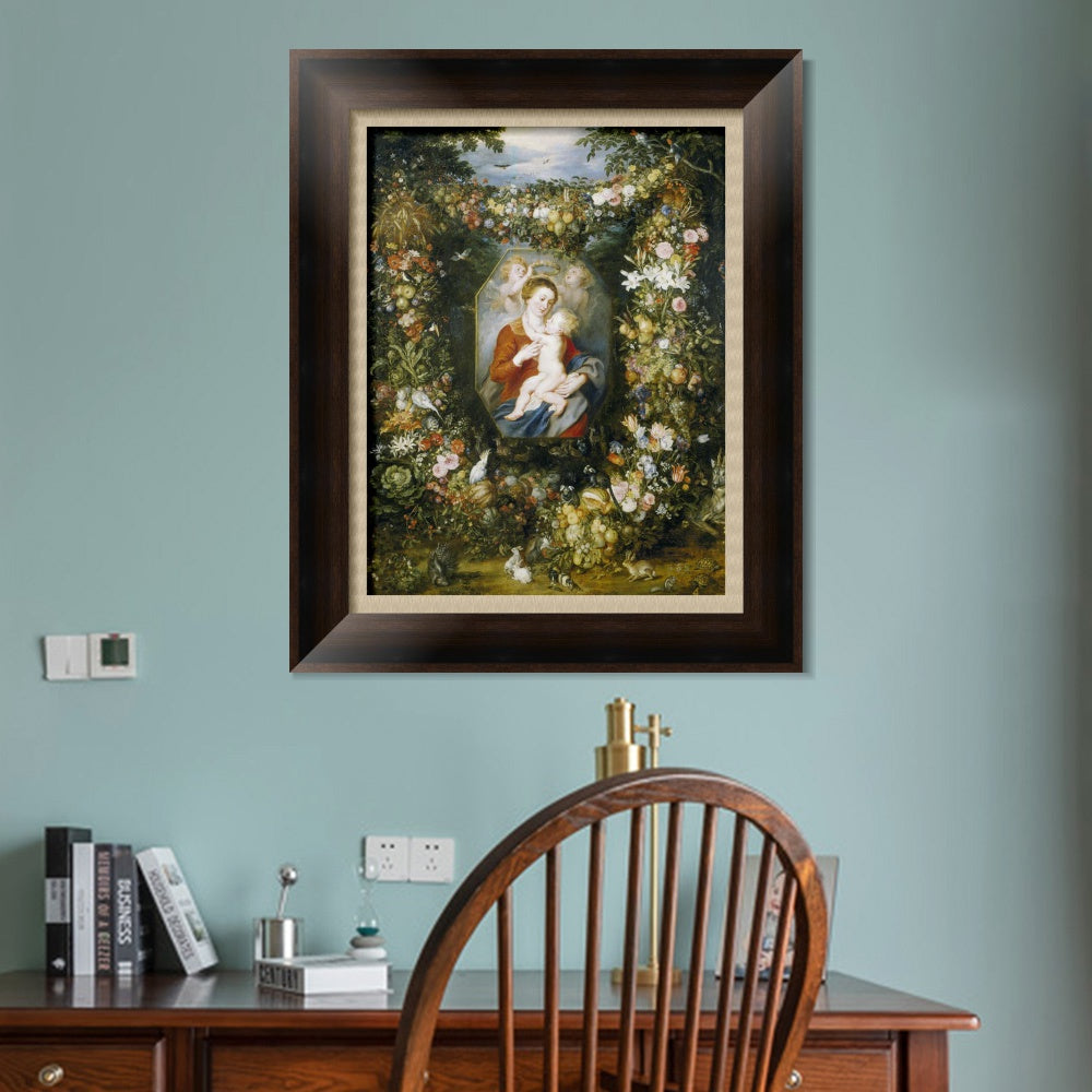 INVIN ART Framed Canvas Art Giclee Print Series#078 by Peter Paul Rubens Wall Art