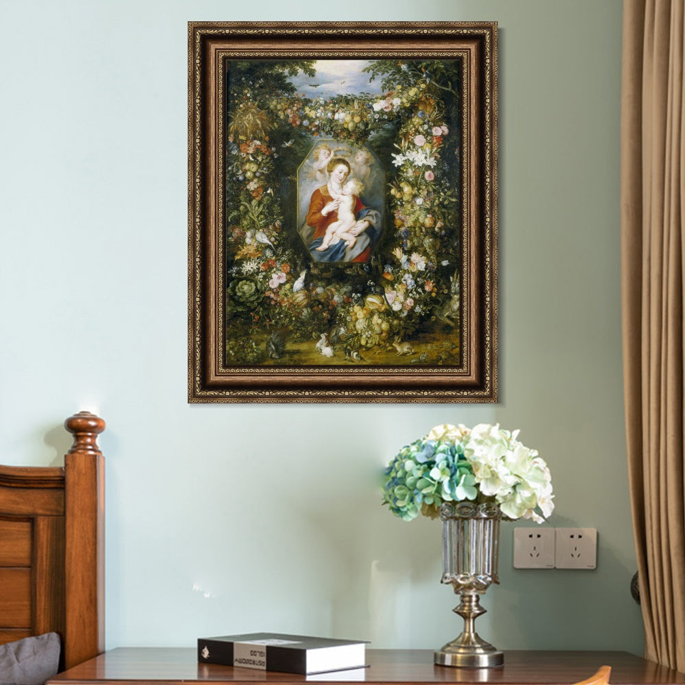 INVIN ART Framed Canvas Art Giclee Print Series#078 by Peter Paul Rubens Wall Art