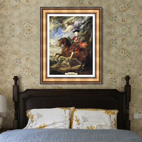 INVIN ART Framed Canvas Art Giclee Print Series#081 by Peter Paul Rubens Wall Art Living Room Home Office Decorations