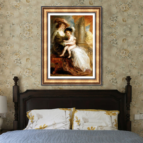 INVIN ART Framed Canvas Art Giclee Print Series#082 by Peter Paul Rubens Wall Art Living Room Home Office Decorations