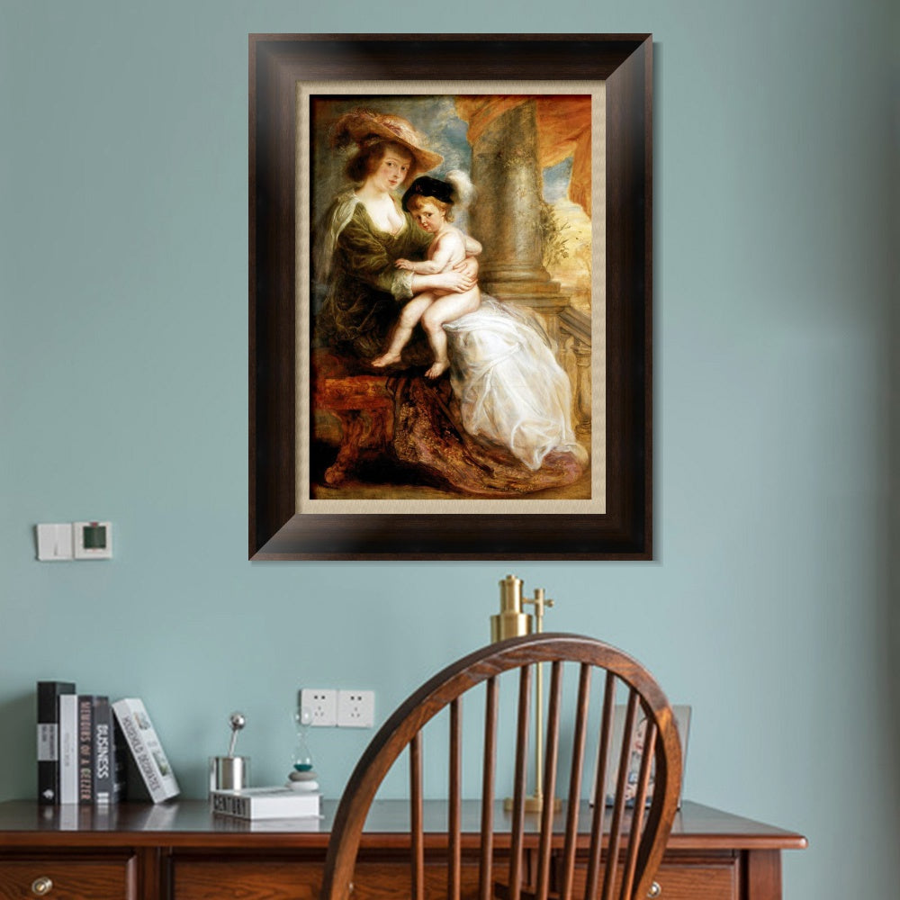 INVIN ART Framed Canvas Art Giclee Print Series#082 by Peter Paul Rubens Wall Art