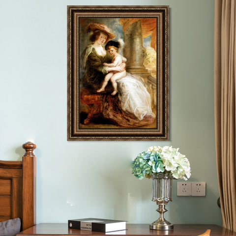 INVIN ART Framed Canvas Art Giclee Print Series#082 by Peter Paul Rubens Wall Art Living Room Home Office Decorations