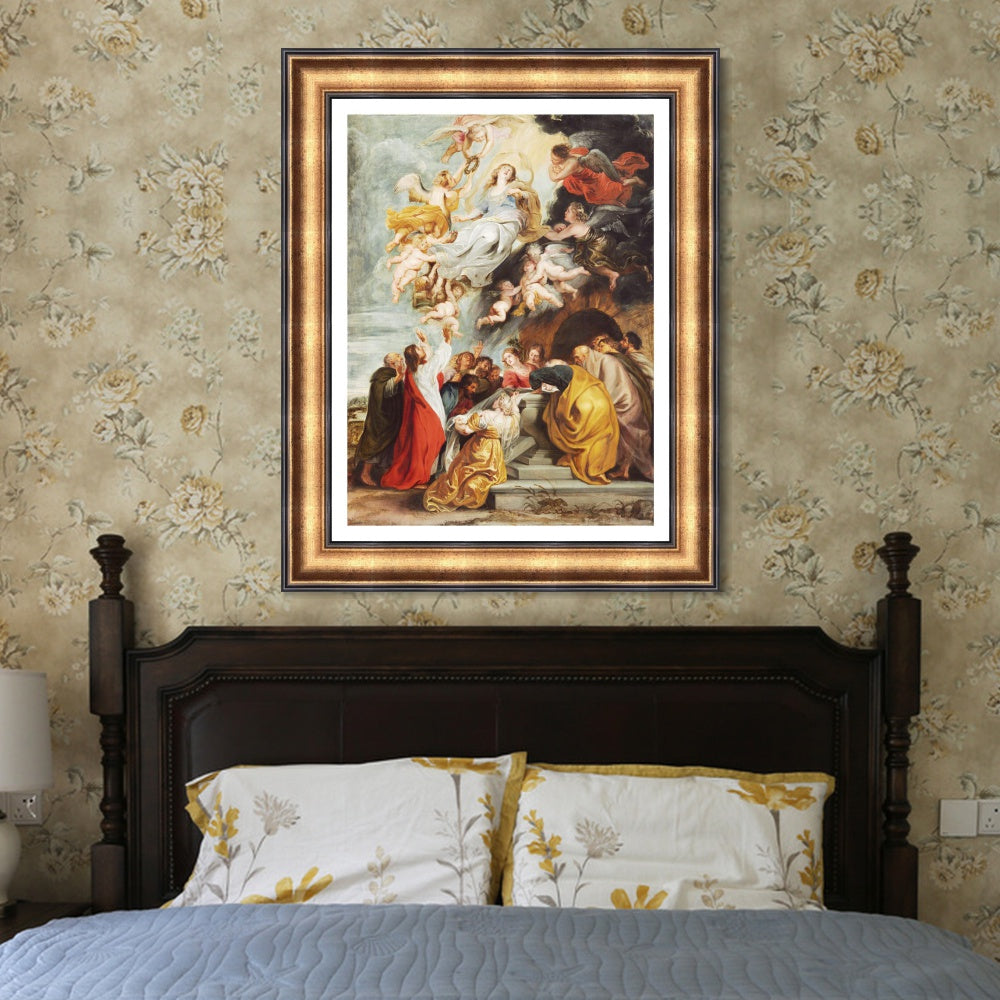 INVIN ART Framed Canvas Art Giclee Print Series#085 by Peter Paul Rubens Wall Art