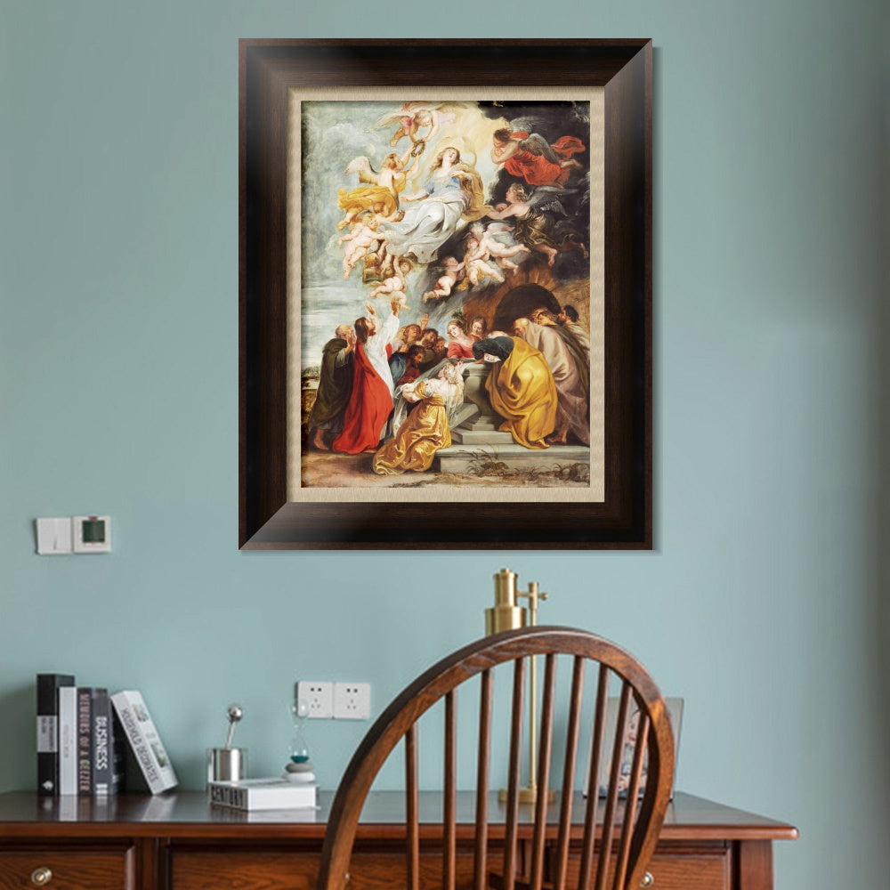 INVIN ART Framed Canvas Art Giclee Print Series#085 by Peter Paul Rubens Wall Art