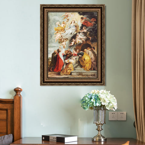 INVIN ART Framed Canvas Art Giclee Print Series#085 by Peter Paul Rubens Wall Art Living Room Home Office Decorations