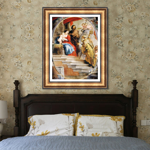 INVIN ART Framed Canvas Art Giclee Print Series#087 by Peter Paul Rubens Wall Art Living Room Home Office Decorations