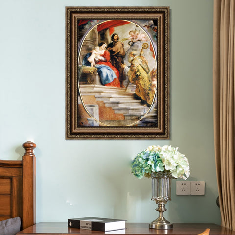 INVIN ART Framed Canvas Art Giclee Print Series#087 by Peter Paul Rubens Wall Art Living Room Home Office Decorations