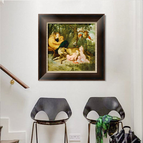INVIN ART Framed Canvas Art Giclee Print Series#093 by Peter Paul Rubens Wall Art Living Room Home Office Decorations