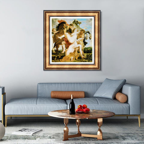 INVIN ART Framed Canvas Art Giclee Print Series#094 by Peter Paul Rubens Wall Art Living Room Home Office Decorations